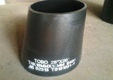 JIS G3454 / 57 मिश्र धातु इस्पात पाइप फिटिंग / कार्बन स्टील Concentric Reducer