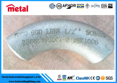 कनेक्शन निकल मिश्र धातु पाइप फिटिंग 90Deg LR कोहनी 1/2 &quot;SCH40S B366 WP20CB-W