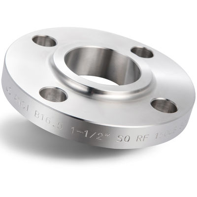 ASTM A182 SS316 निकला हुआ किनारा 4 "वेल्डेड पाइप फिटिंग 300LB SO . पर पर्ची