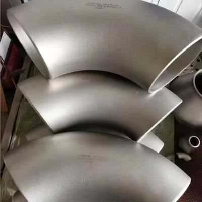 ASME B16.9 टाइटेनियम ग्रेड 2 Ti एल्बो 90 डिग्री R-1.5d 60.3 * 2.77mm DN50 Sch10