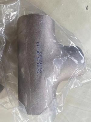 BW टी ASTM B366 UNS N08825 निकल मिश्र धातु बट वेल्डिंग फिटिंग ASME B16.9
