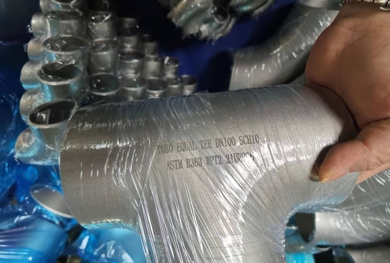 निकेल मिश्र धातु बट वेल्डिंग फिटिंग BW टी 3/4" बढ़ई 20Cb-3 ASME B16.9