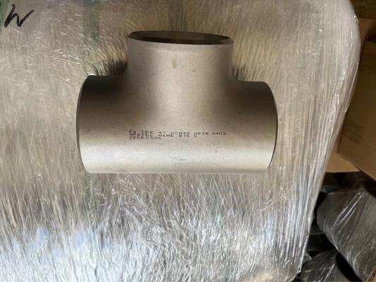 सीमलेस बट वेल्डिंग टार्गेट टी 8"X8" SCH-80S Hastelloy C22 ASME B16.9 पाइप फिटिंग