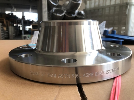 वेल्डिंग गर्दन डुप्लेक्स स्टेनलेस स्टील निकला हुआ किनारा A182 GR.F51 ASME B16.5 कक्षा 150 #