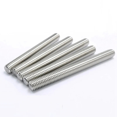 JIS ASTM A453 Gr 660 32750 32760 2205 N08020 N4400 मिश्र धातु स्टील M100 फॉस्फेट स्टड बोल्ट थ्रेड रॉड