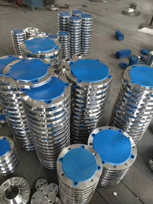 सख्त गुणवत्ता परीक्षण ASME जस्ती स्टील पाइप निकला हुआ किनारा