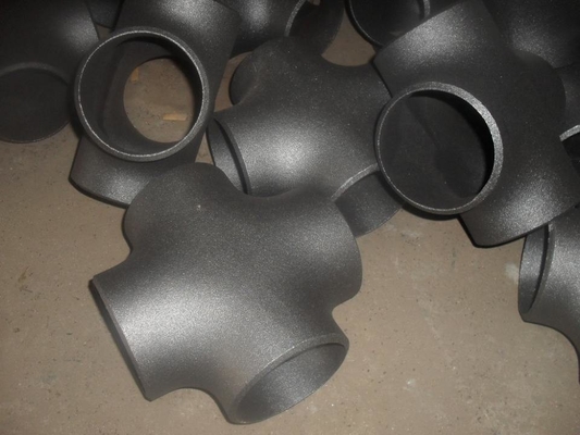 ASTM स्टेनलेस स्टील पाइप फिटिंग BW क्रॉस टी 10" SCH80 A403 WP316/316L ASME B16.9