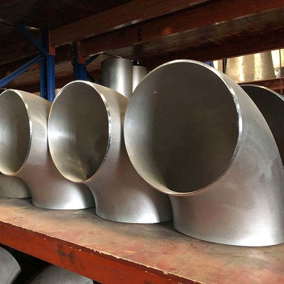 डुप्लेक्स स्टेनलेस स्टील पाइप फिटिंग A182 Gr.F51 BW एल्बो SCH80 90D