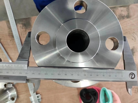SS पाइप फिटिंग फ्लैंज LWN RF 300LBS ASME B16.5 SS316L 1.1/2" X 350mm फ्लैंगेस