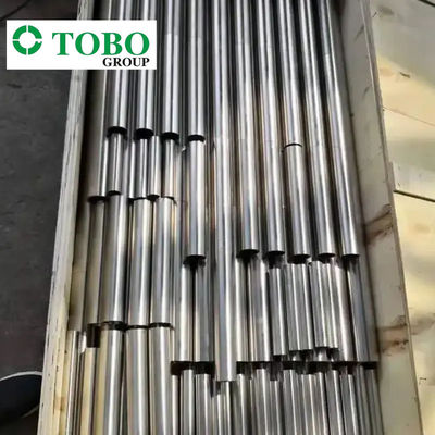 ASTM B338 सीमलेस टाइटेनियम मिश्र धातु ट्यूब Gr2 Gr5 Gr9 4 "SCH40 निकास पाइप