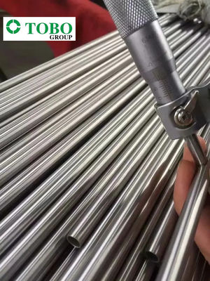 ASTM B338 Gr9 टाइटेनियम मिश्र धातु गोल पाइप 10 इंच 20 मिमी पॉलिश गर्म लुढ़का हुआ