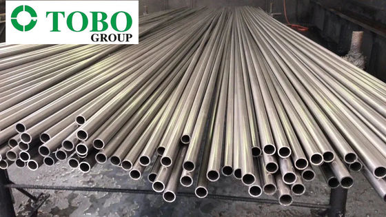 ASTM B338 Gr9 टाइटेनियम मिश्र धातु गोल पाइप 10 इंच 20 मिमी पॉलिश गर्म लुढ़का हुआ