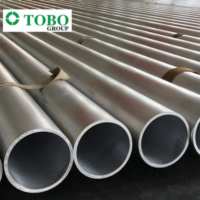 TOBO/METAL 2.7 विशिष्ट गुरुत्वाकर्षण के लिए खाली औद्योगिक अनुप्रयोगों के लिए मशीनीकृत सतह के साथ एल्यूमीनियम मिश्र धातु पाइप