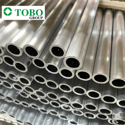 TOBO/METAL 2.7 विशिष्ट गुरुत्वाकर्षण के लिए खाली औद्योगिक अनुप्रयोगों के लिए मशीनीकृत सतह के साथ एल्यूमीनियम मिश्र धातु पाइप