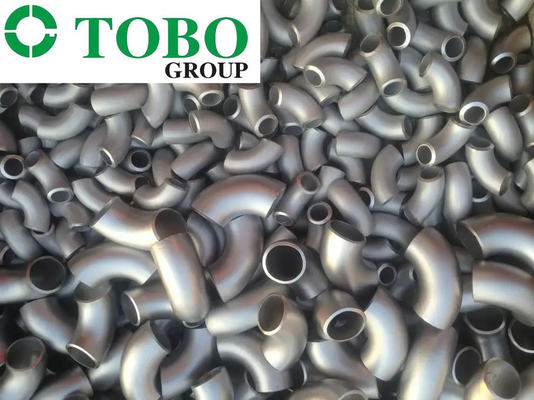 स्टेनलेस स्टील पाइप फिटिंग A403 WP304L BW एल्बो 1" SCH10S 90D/180D ASME B16.9