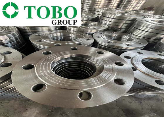 ASME B16.5 SO प्लेट फ्लैंगेस क्लास 150 से 2500 lbs पर मिश्र धातु स्टील जाली स्टील स्लिप