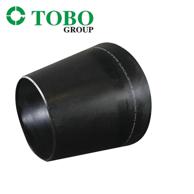टाइटेनियम कार्बन स्टील पाइप फिटिंग ASTM B363 Ti Gr7 2'' x 1'' SCH10S x SCH40S टाइटेनियम मिश्र धातु स्वेज निप्पल
