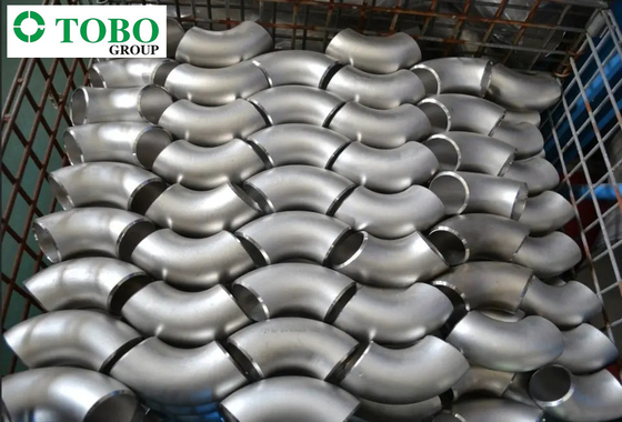 बट-वेल्डेड एल्बो 90D L/R SCHSTD ANSI B16.9 ASTM A234 WPB पाइपफिटिंग