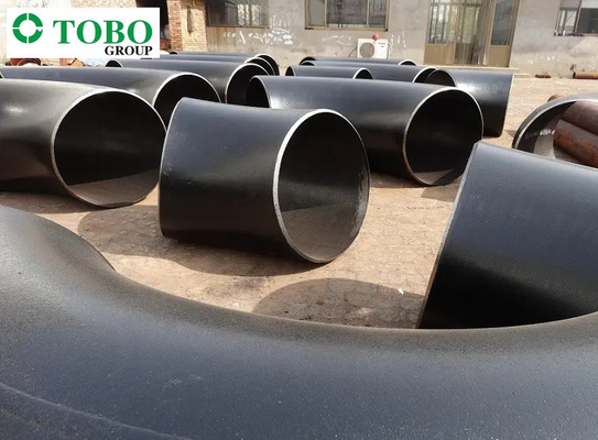 बट-वेल्डेड एल्बो 90D L/R SCHSTD ANSI B16.9 ASTM A234 WPB पाइपफिटिंग
