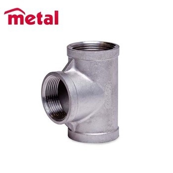 डुप्लेक्स स्टेनलेस स्टील बट वेल्डिंग फिटिंग UNS S31803 Reducing Tee 3 X 2 ASME B16.9