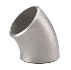 धातु निकेल मिश्र धातु Inconel 600 45 डिग्री बट वेल्डिंग कोहनी ASME B16.9 1 से 24 इंच चांदी