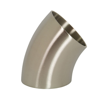 धातु निकेल मिश्र धातु Inconel 600 45 डिग्री बट वेल्डिंग कोहनी ASME B16.9 1 से 24 इंच चांदी