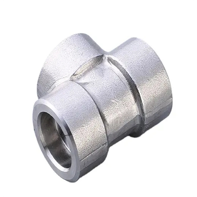 ASME B16.9 थ्रेडेड टी वैरिएबल साइज़ NPS1/2"-60" से लेकर फास्ट डिलीवरी कम MOQ अनुकूलन योग्य सामग्री जैसे कार्बन स्टील स्टेनलेस स्टील
