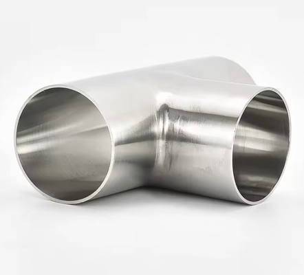 स्टेनलेस स्टील 304 टी 3वे पाइप फिटिंग BW ASME B16.9 SMLS 4" SCH40S फिटिंग