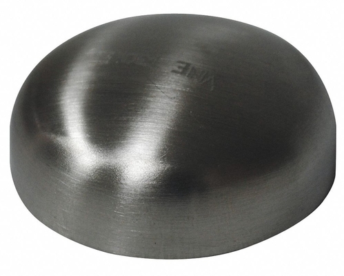 स्टेनलेस स्टील 304/304L Sch40 Sch80 बट-वेल्ड 2'' SCH10 स्टील कैप ASME b16.9
