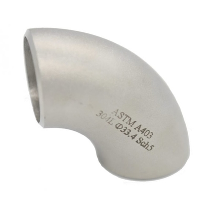 धातु उच्च गुणवत्ता वाले निकेल मिश्र धातु Inconel 600 45 डिग्री कोहनी बट वेल्डिंग फिटिंग ASME B16.9 अनुकूलित आकार