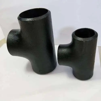 ASME B16.9 बट वेल्डिंग बराबर टी अनुकूलन योग्य सामग्री जैसे कार्बन स्टील स्टेनलेस स्टील NPS1/2"-60" तेजी से वितरण कम MOQ