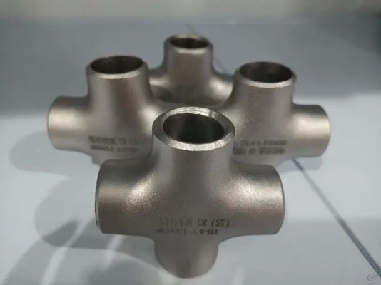 ASME B16.9 बट वेल्डिंग क्रॉस वाटर ऑयल पाइप सिस्टम अनुकूलन योग्य सामग्री NPS 1/2 "-48" Sch5s-Sch180