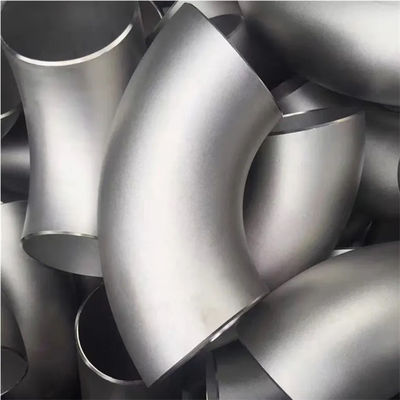 ASME B16.9 SS316L स्टेनलेस स्टील पाइप फिटिंग 45/90/180 डिग्री एल्बो