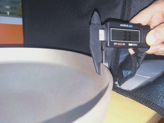 तांबा निकेल मिश्र धातु स्टील पाइप फिटिंग फोर्गेड कैप 8 "आकार 16 बार दबाव