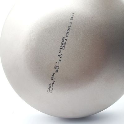 तांबा निकेल मिश्र धातु स्टील पाइप फिटिंग फोर्गेड कैप 8 "आकार 16 बार दबाव