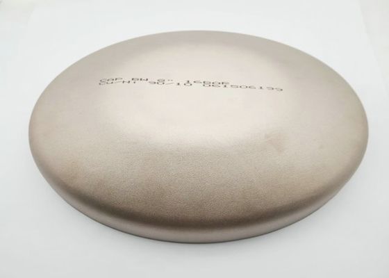 तांबा निकेल मिश्र धातु स्टील पाइप फिटिंग फोर्गेड कैप 8 "आकार 16 बार दबाव