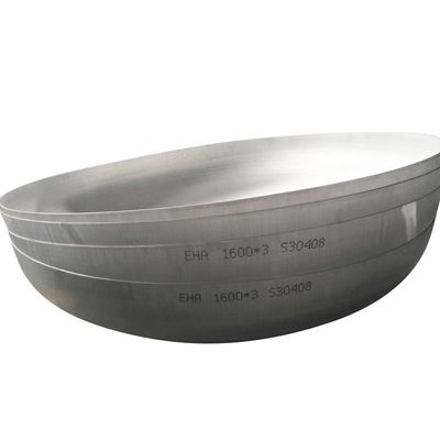 दबाव पोत ओवल कोन डिश SS304L स्टील टैंक ODM समाप्त होता है