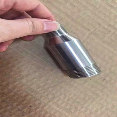 निर्बाध स्टेनलेस स्टील A182 WP317 SCH10SxSCH40S PBE स्वेज निप्पल