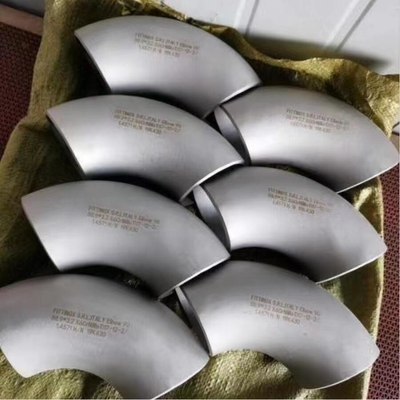 14 "SCH120 ASTM A860 WPHY60 45DEG कोहनी कम मिश्र धातु स्टील पाइप फिटिंग