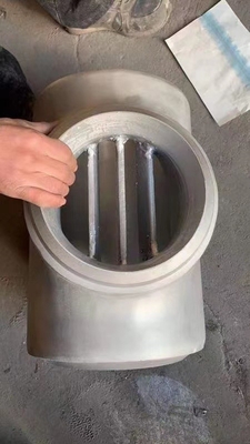 ASME / ANSI B16.9 बट वेल्डिंग वर्जित टी 6 "x 6" Sch40 ASTM / UNS N02200