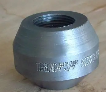 ANSI/ASME स्टेनलेस स्टील कार्बन स्टील थ्रेडोलेट अनुकूलन योग्य आकार और सामग्री औद्योगिक ग्रेड