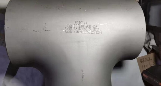 सीमलेस बट वेल्डिंग स्ट्रेट टी 10”* 10” SCH-40S ASTM A403-WP316/316L ASME B16.9