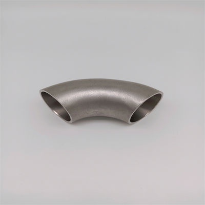 Astm B466 Uns C71500 पाइप फिटिंग 90 डिग्री कोहनी स्टेनलेस स्टील पाइप बेंड
