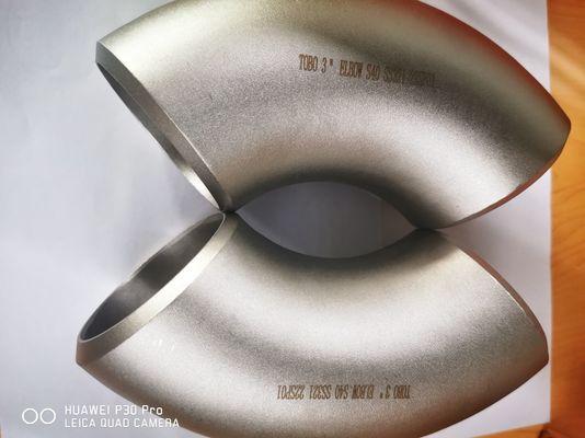 SS304 स्वच्छता स्टेनलेस स्टील पाइप कनेक्शन फिटिंग सामान्य 90 डिग्री वेल्डेड लघु कोहनी