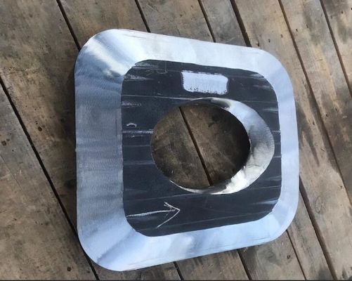 कार्बन स्टील पाइप फिटिंग पाइप शाखा पैड 90 STD-SCH20 ASTM A516 Gr को मजबूत करना। 70 50