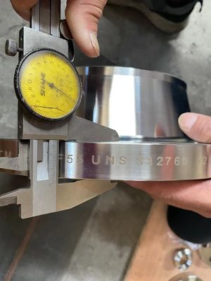 सुपर डुप्लेक्स स्टेनलेस पाइप फिटिंग निकला हुआ किनारा WN RF UNS 32760 8