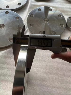 ASME B16.5 निकल मिश्र धातु स्टील ब्लाइंड निकला हुआ किनारा RF Hastelloy C22 12 