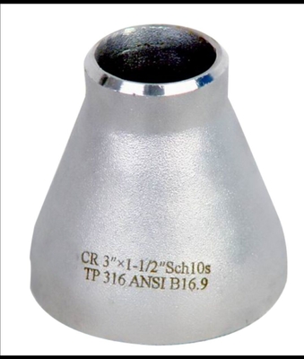 बट वेल्डिंग फिटिंग UNS S31803 कंसेंट्रिक रेड्यूसर SCH10 1 X 1/2 ASME B16.9