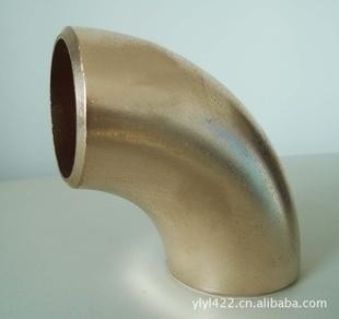 पाइप फिटिंग कॉपर निकेल स्टील एल्बो 90D शॉर्ट रेडियस बेंड C70600 ASME B16.9