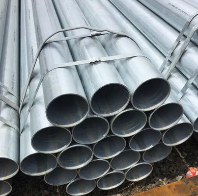 ASTM A53 मानक गर्म डुबकी जस्ती पाइप / जस्ती स्टील पाइप SCH80 निर्माण के लिए